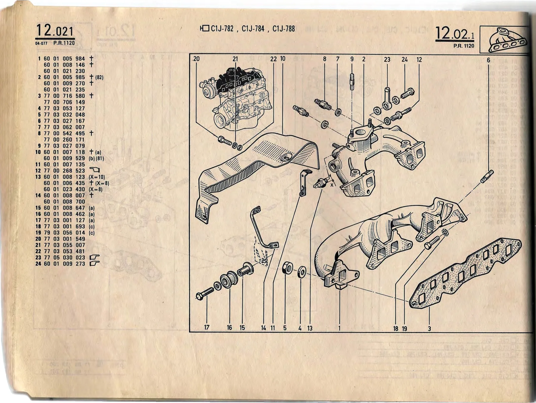 Parts catalogue page 12.02