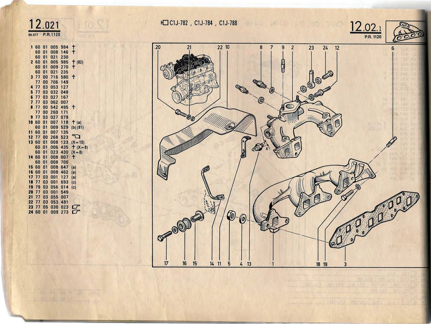 Parts catalogue page 12.02
