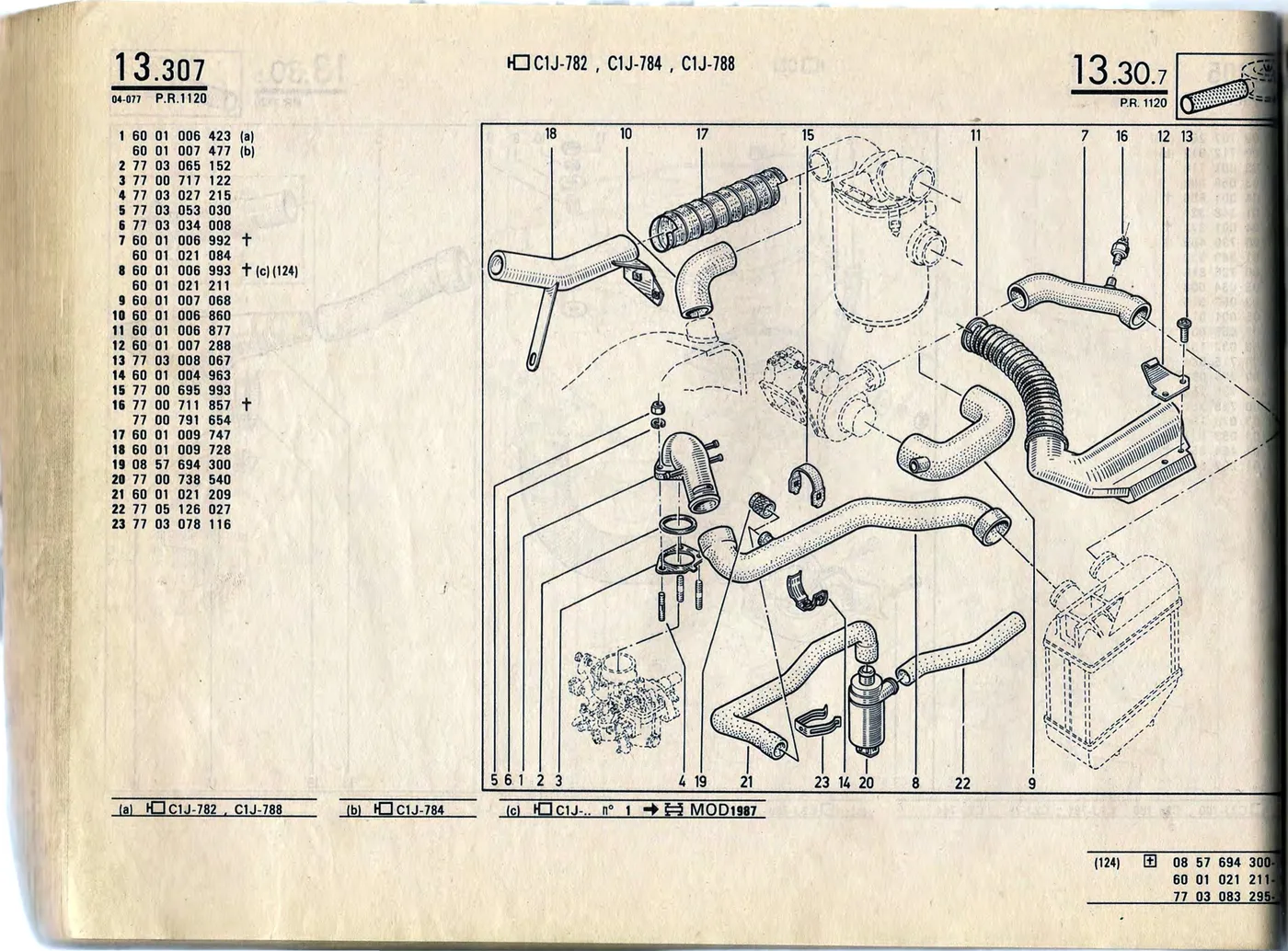 Parts catalogue page 13.30
