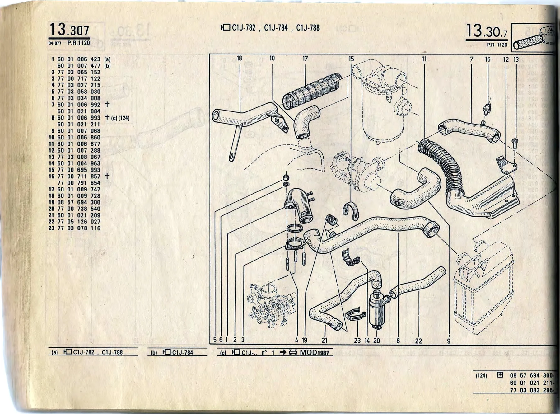 Parts catalogue page 13.30