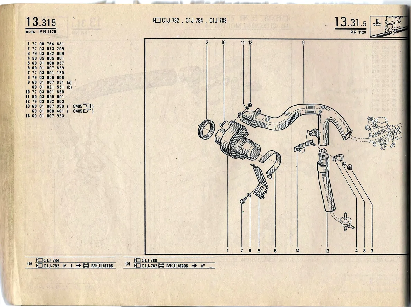Parts catalogue page 13.31