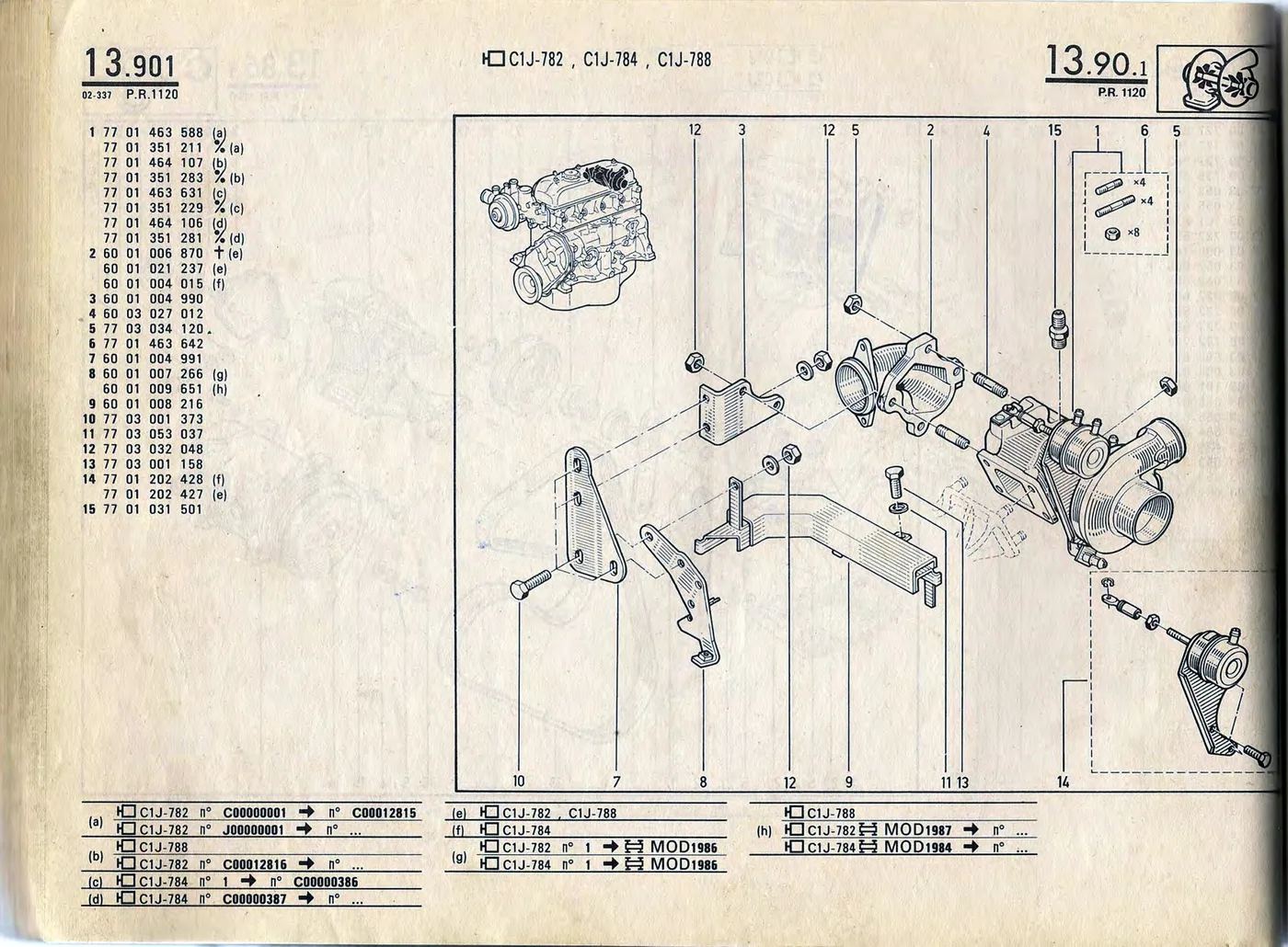 Parts catalogue page 13.90