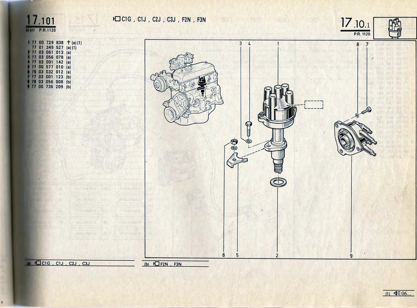 Parts catalogue page 17.10