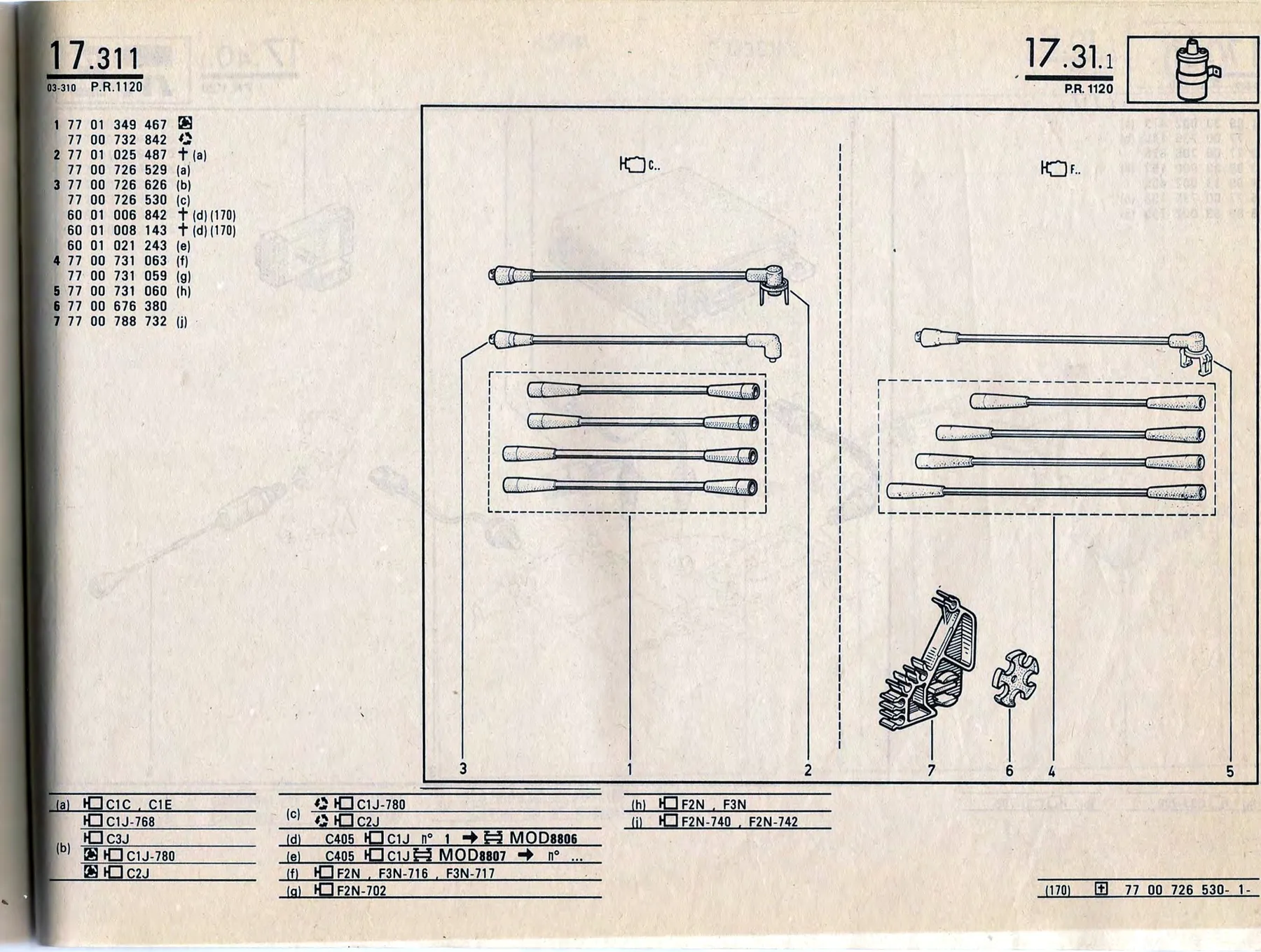 Parts catalogue page 17.31
