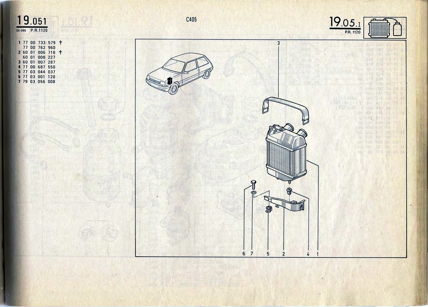 Parts catalogue page 19.05