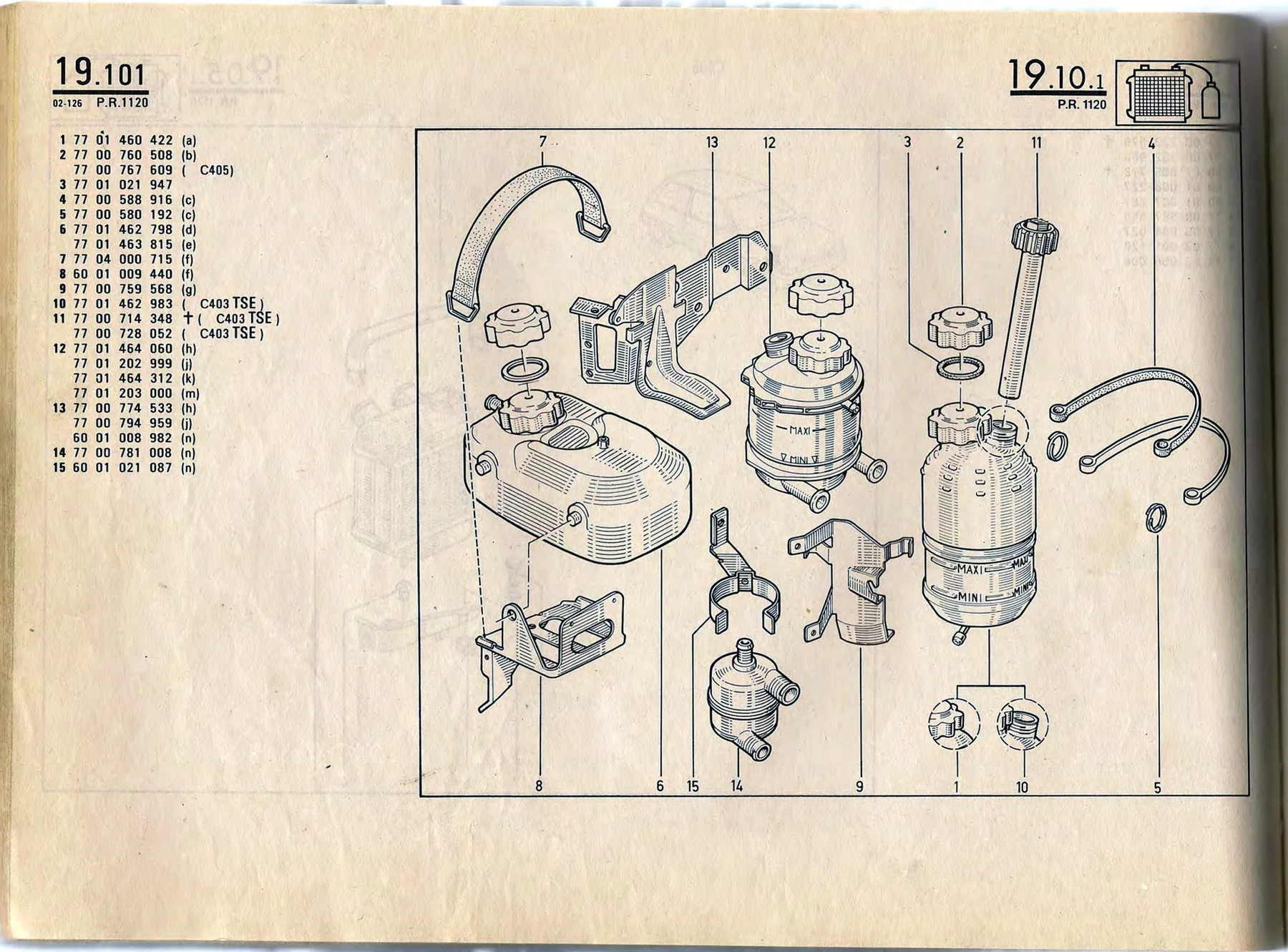 Parts catalogue page 19.10
