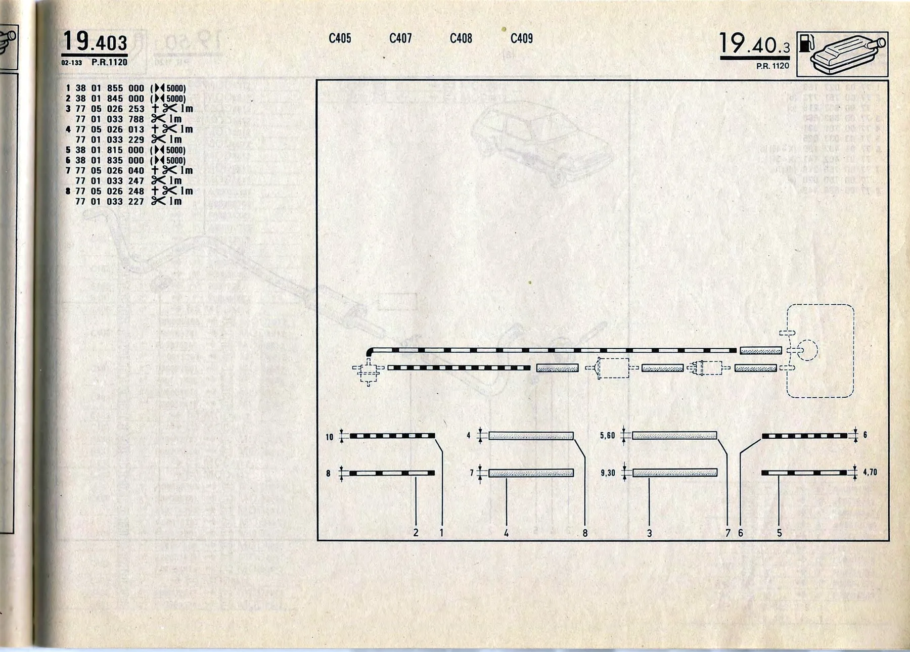 Parts catalogue page 19.40