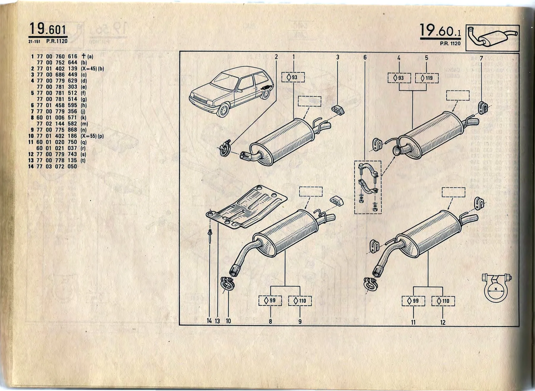 Parts catalogue page 19.60
