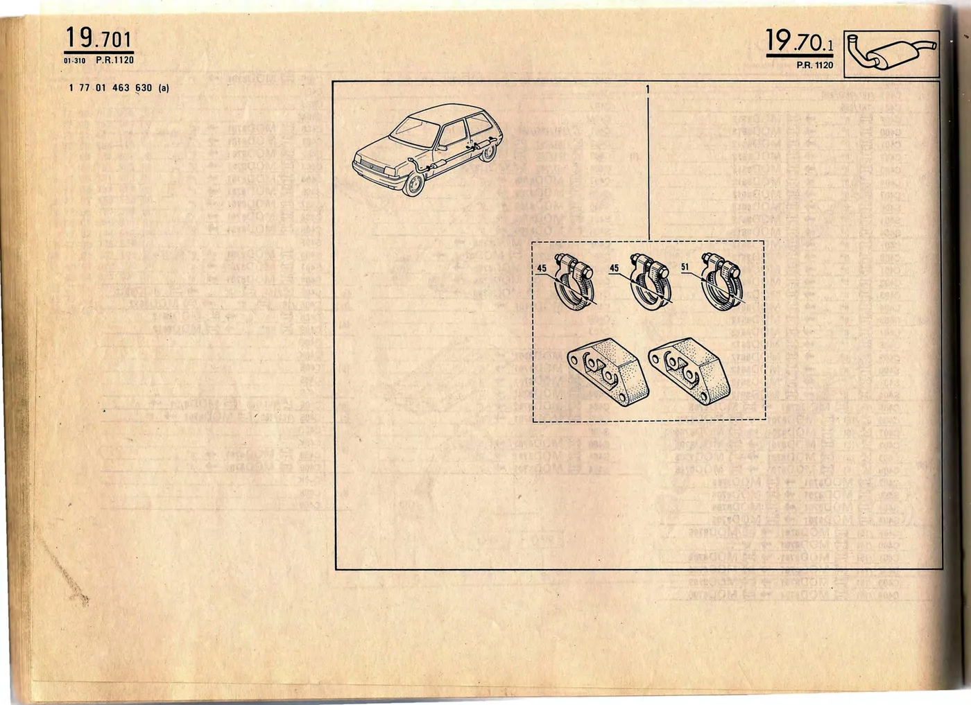 Parts catalogue page 19.70