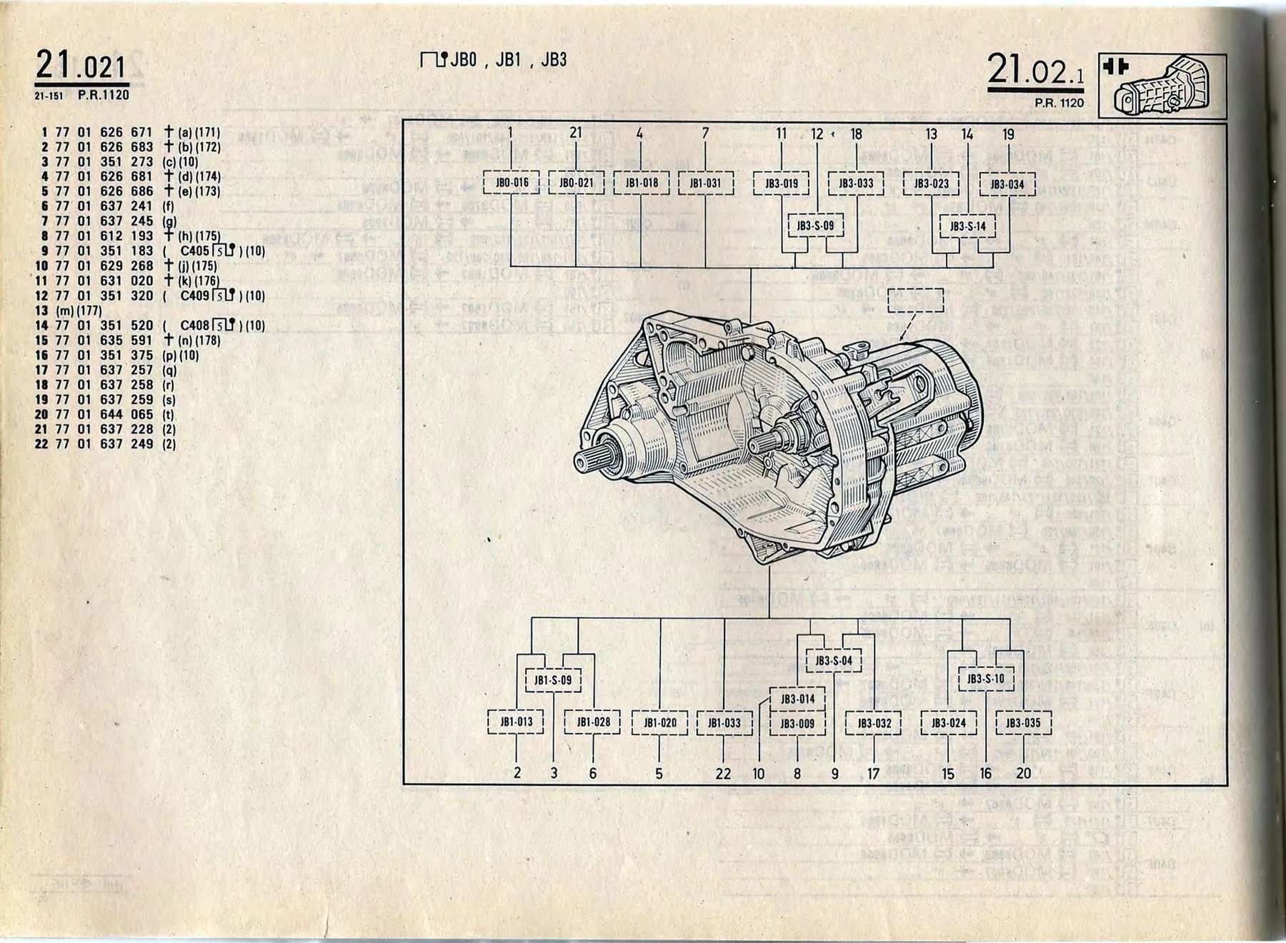 Parts catalogue page 21.02