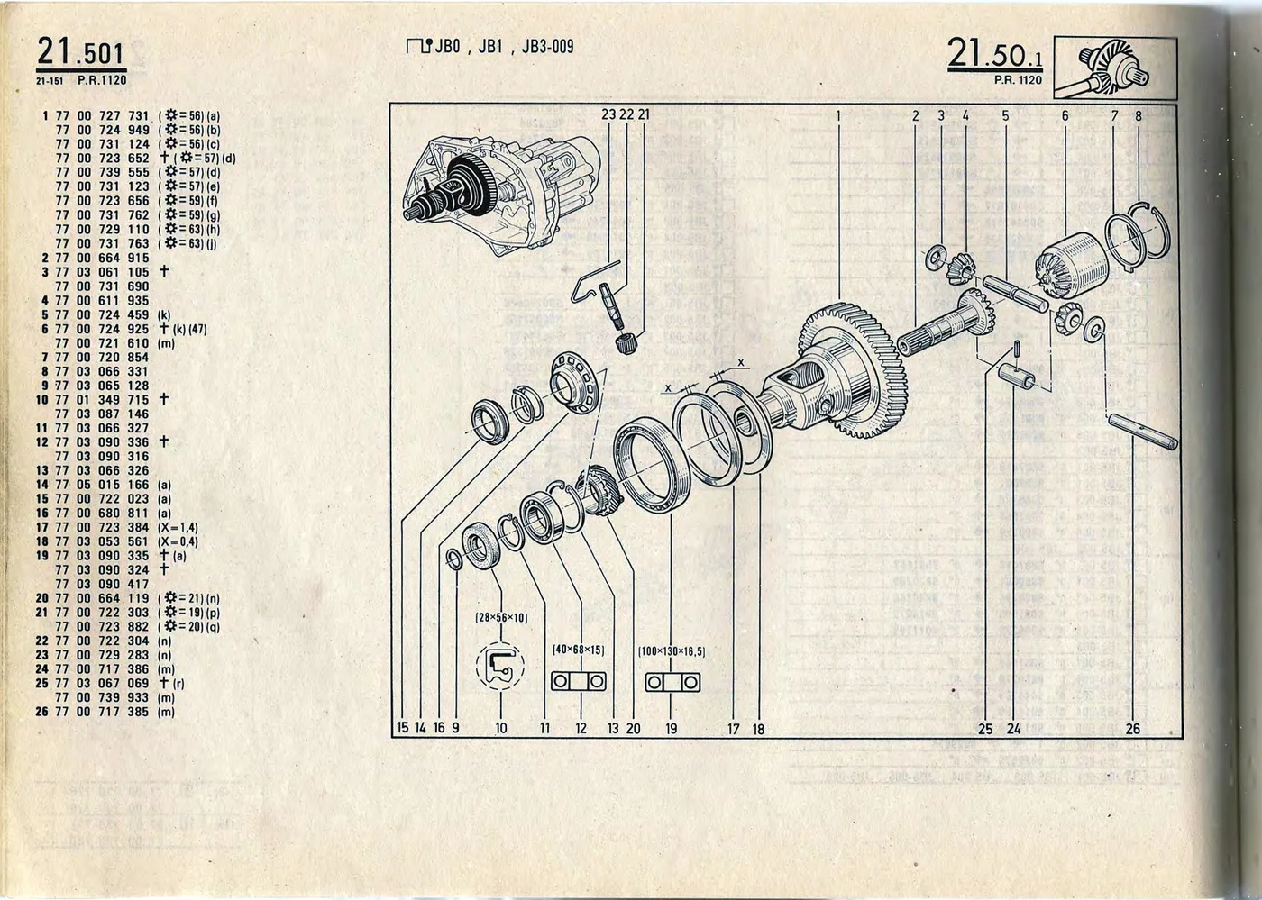 Parts catalogue page 21.50