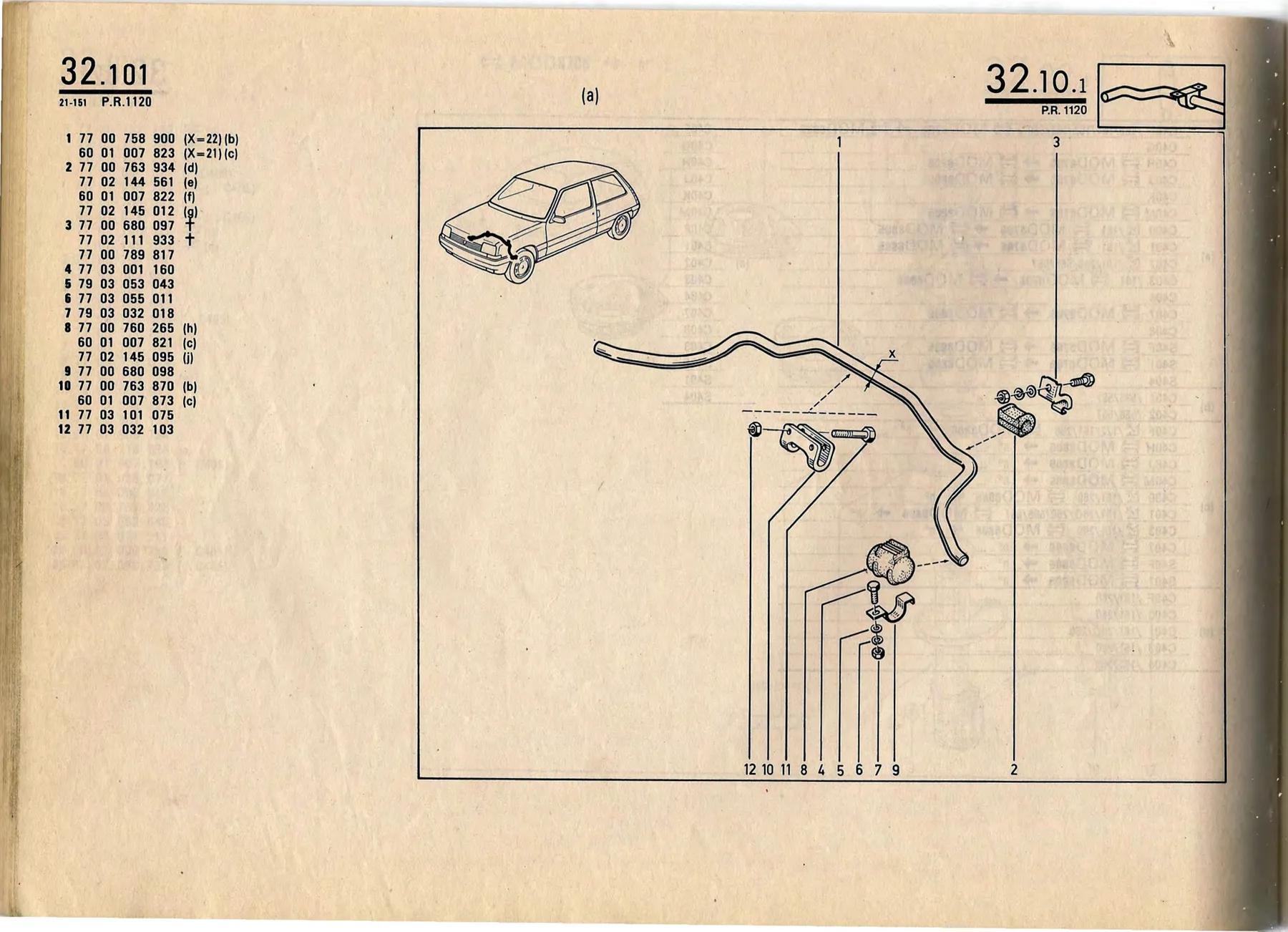 Parts catalogue page 32.10