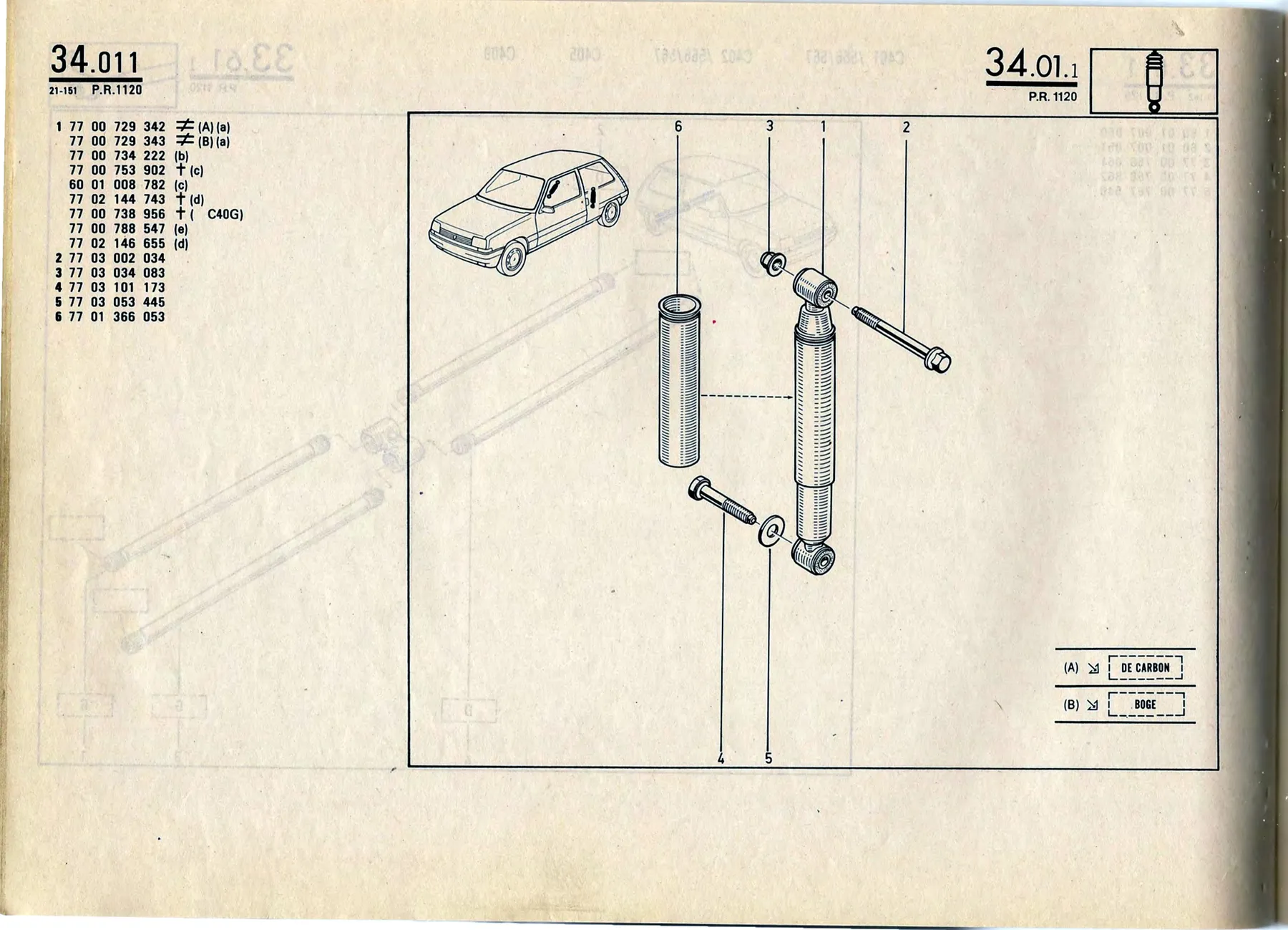 Parts catalogue page 34.01