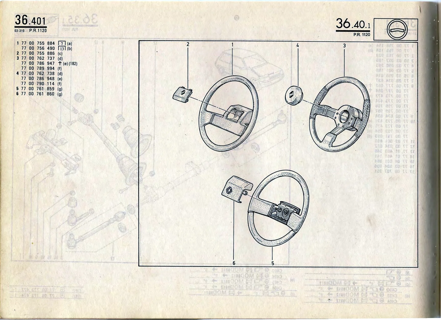 Parts catalogue page 36.40