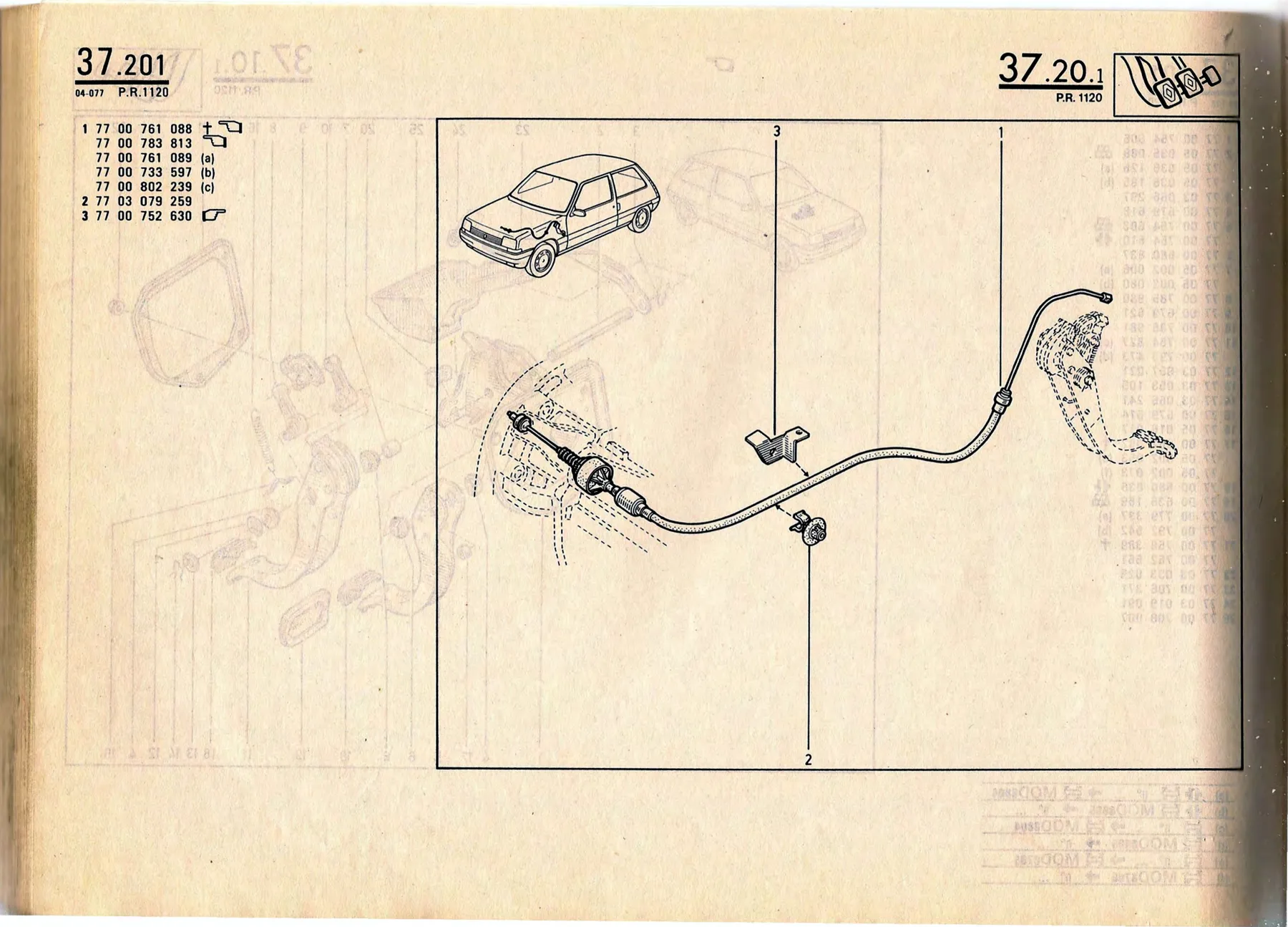 Parts catalogue page 37.20
