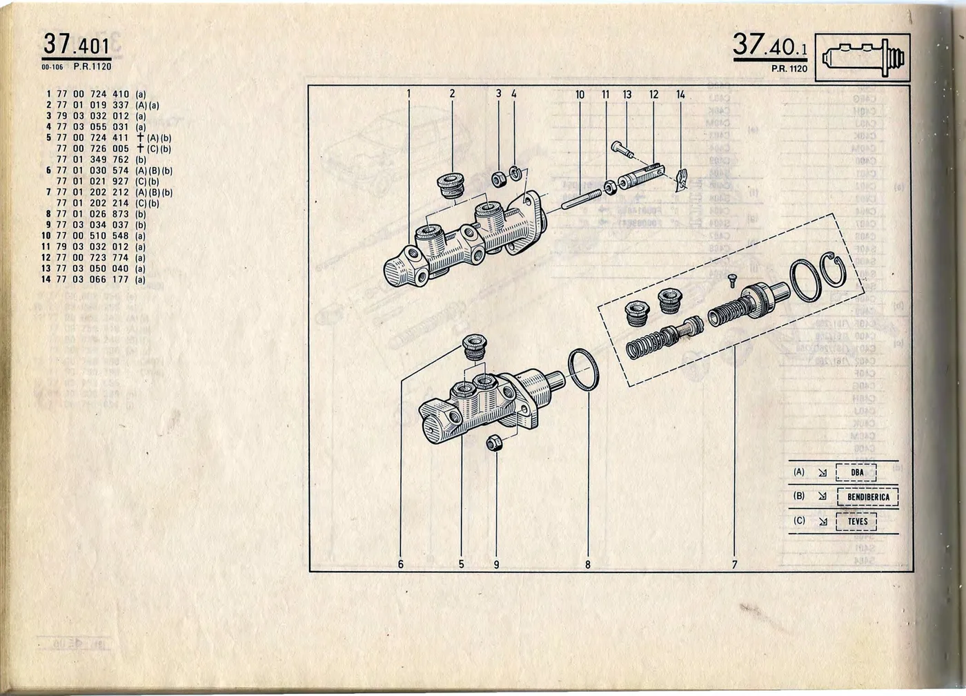 Parts catalogue page 37.40